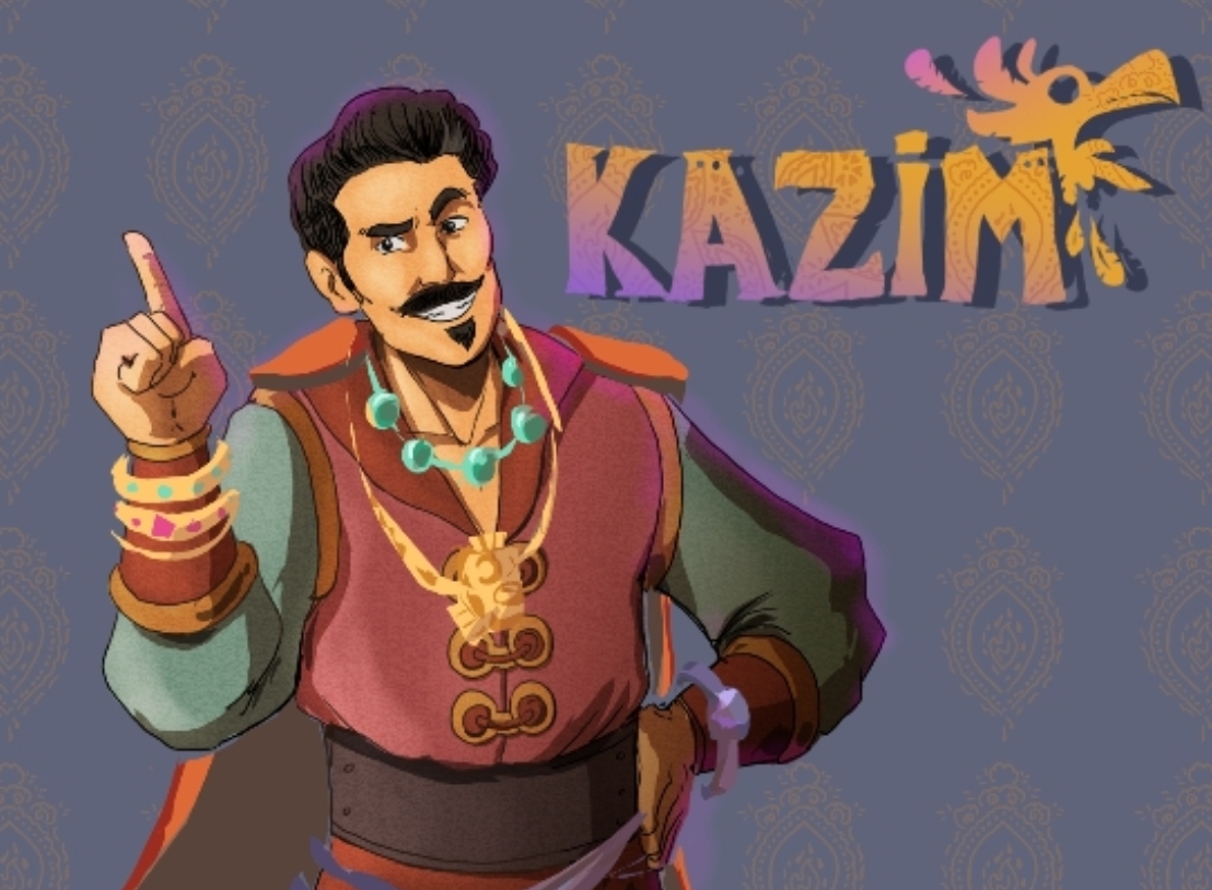 illustration personnage JDR Kazim le marchand
