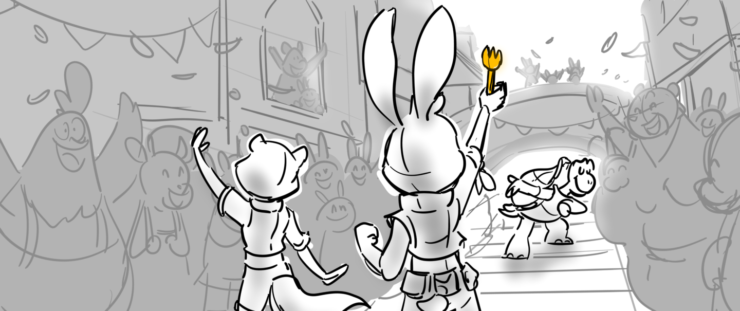 beat board chickenhare and the secret of the groundhog/Hopper et le secret de la marmotte