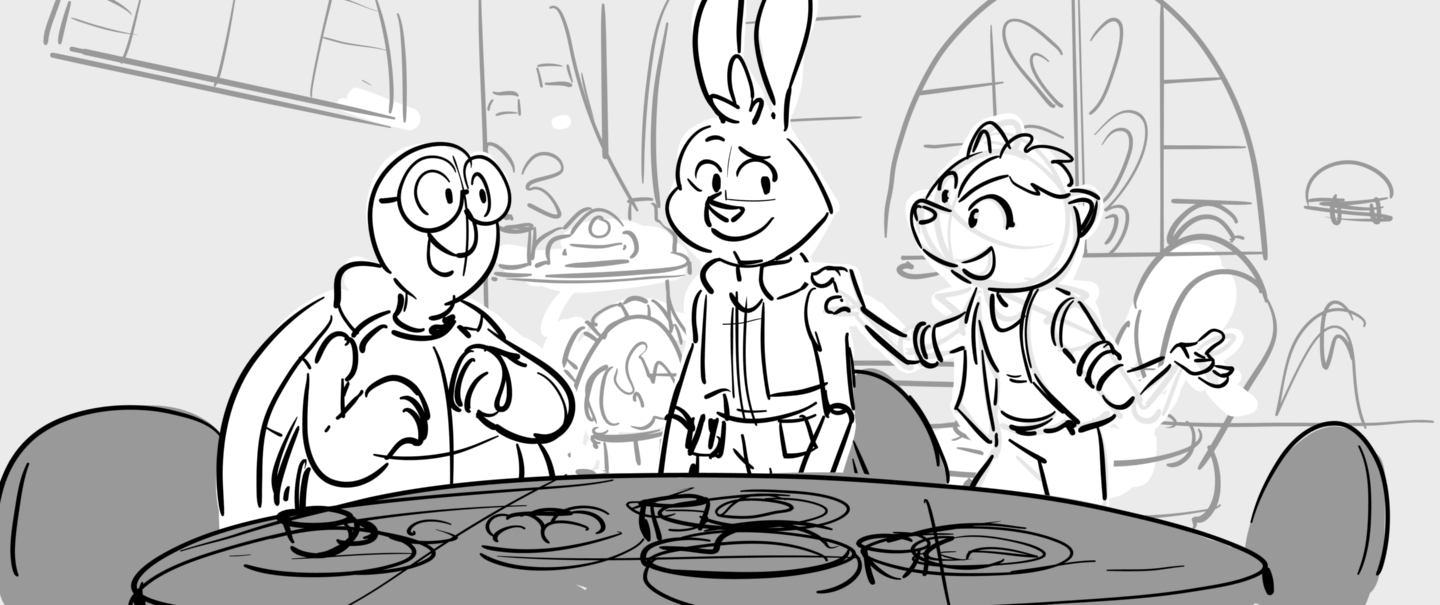 beat board chickenhare and the secret of the groundhog/Hopper et le secret de la marmotte