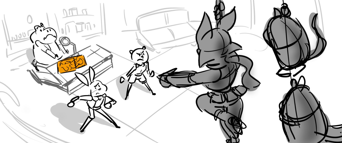 beat board chickenhare and the secret of the groundhog/Hopper et le secret de la marmotte