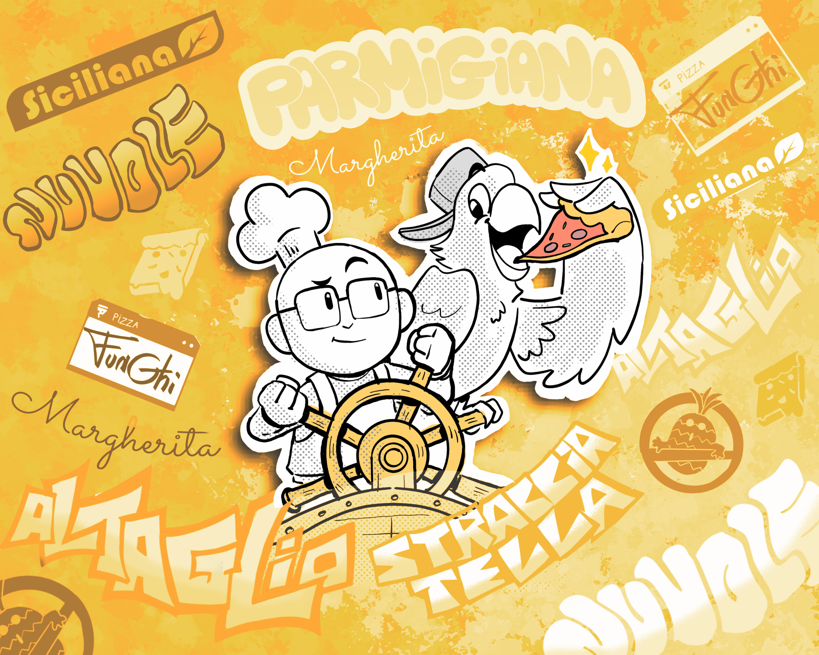 mascotte la Street Pizz